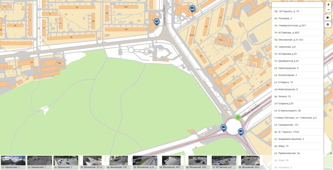 MapCam: поиск камеры по адресу